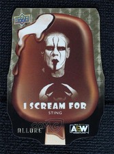 2022 Upper Deck Allure AEW I Scream For Golden Treasures 1/1 Sting #ISF-9 12ja