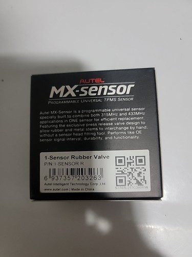 Autel TPMS MX-Sensor 2 in 1 315MHz & 433MHz Auto Tire Pressure Sensor Metal Stem - Picture 2 of 4