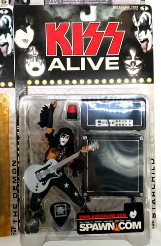 McFarlane "KISS ALIVE" 2000 Juego Completo con Gene, Ace, Paul & Peter NUEVO - Imagen 8 de 10