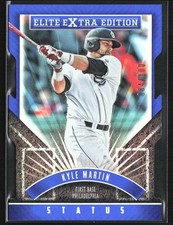 Kyle Martin 2015 Panini Elite Extra Edition Blue Status Die Cut /100 #115