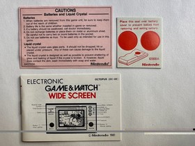 Nintendo Game & Watch-Wide Screen-OCTOPUS-Complete-CIB-Mint-US Seller
