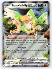 Squawkabilly ex 169/193 Ultra Rare Paldea Evolved Pokemon Holo Lightly Played
