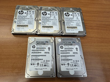 HP Lot of 5 900GB 10K SFF 2.5" SAS HDD 693569-004 (3) 507129-018 (2)