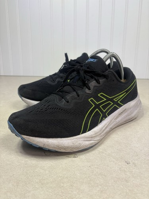 #ad #ad ASICS Men#x27;s Gel Pulse 15 Black Running Shoes Black Electric Lime 1011B780 $14.00