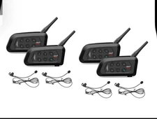 EJEAS V4C Plus Referee Bluetooth Intercom Football Sports 4 People Group Headset