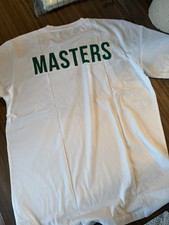 Masters Golf 2026 T Shirt White Caddie XLarge Augusta National Shopping Bag    