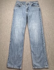 Levi's Low Pro Straight Leg Blue Mid Rise Jeans Sz 27 Fits 30x30 