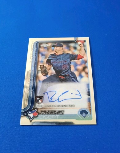 2025 Topps Chrome Brandon Eisert Rookie Auto Toronto Blue Jays #RA-BE