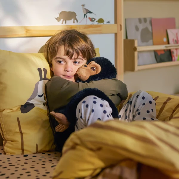 IKEA Dorable Soft Toy Chimpanzee Fluffy Plush Animal Gift Children black 32 cm - Image 3 of 4