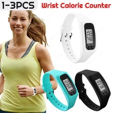 Waterproof Step Counter Watch Fitness Tracker Watch Calorie Distance Pedometer