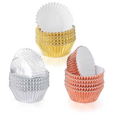 300 11 cm Durchmesser, 3 Höhe, 5 Boden Roségold, Gold, Silber 