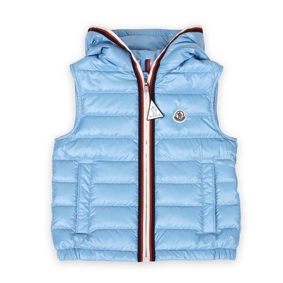 Moncler Kinder DORCAS Wattierte Weste mit Kapuze (Sky) 1A00062 597YX 71P 8,10A 125690311