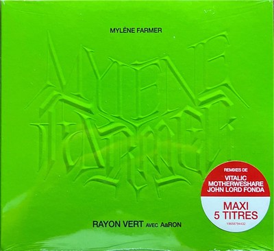 Mylène Farmer Maxi CD Green Ray mit AaRON (M/M - versiegelt)
