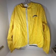 1992 Rare Camel Cigarettes Smoking Joe Yellow Windbreaker VTG Y2K Jacket Size XL