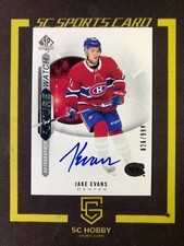 2020-21 SP Authentic Future Watch Auto/999 Jake Evans FCLX