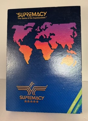 Supremacy: The Game of the Superpowers Vintage Board Game COMPLETE