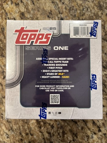 2025 Topps Series 1 MLB BASEBALL Factory-Sealed MEGA BOX In-Hand FREE SHIP ⚾️🔥 - Picture 2 of 2
