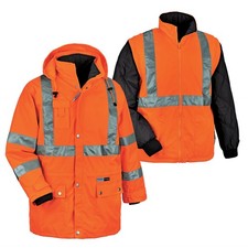 Ergodyne GloWear 8385 Safety Jacket, Orange, Small