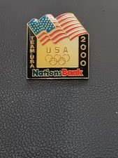 Nations Bank Sponsor Team USA 2000 Olympics Lapel Pin