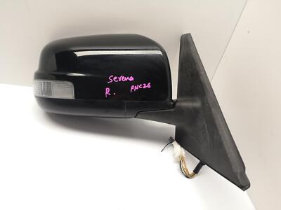NISSAN SERENA MK3 C26 2010 - 2016 RIGHT WING MIRROR BLACK 9 WIRE W/