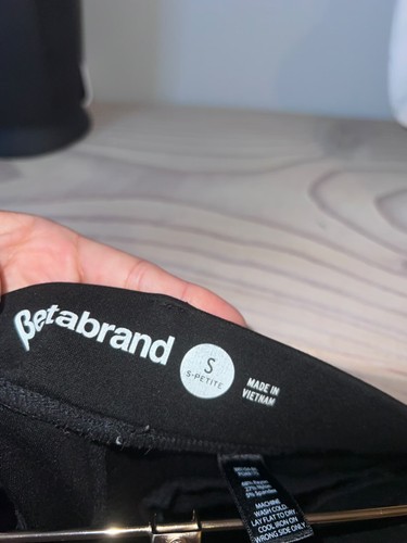 Betabrand Women's Classic Dress Yoga Pant Boot Cut Size Small-Petite - Picture 5 of 6