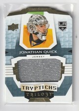 2016-17 UD Trilogy Jonathan Quick Tryptichs GU Jersey TNET3,121/249 LA, NYR mint