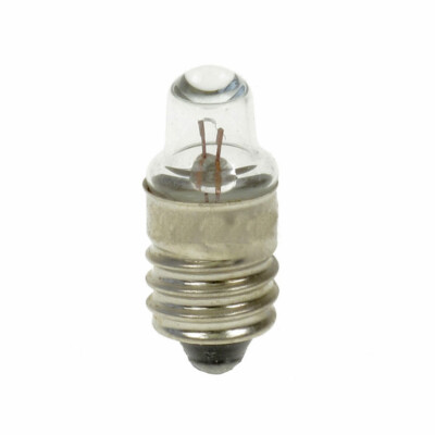 2,25 V 250 MA E10 Linsenende Glühbirne 9 mm x 24 mm (5er Pack)