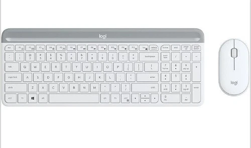 Logitech MK470 Slim Combo Kabelloses Tastatur-Maus-Set, 2.4 GHz Verbindung