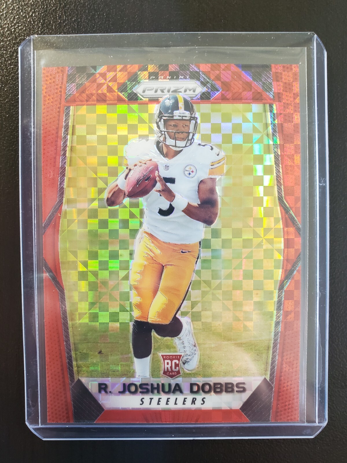 2017 Panini Prizm - R. JOSHUA DOBBS, 40/49 RED POWER Refractor ROOKIE Card #247