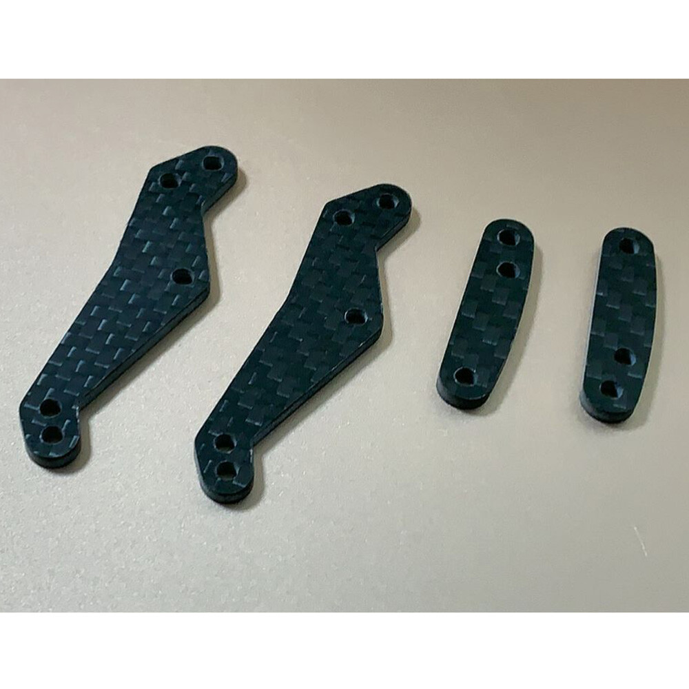 Carbon Rear Shock Plate for Tamiya Monster Beetle /Frog /BlackFoot