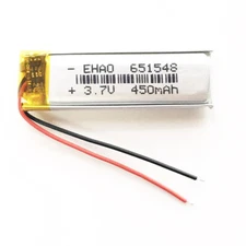 3.7V 450mAh Lipo Rechargeable Battery For MP3 GPS Headphone Headset Led Light
