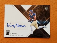 2017 Elite Draft Picks Autographs #255 Billy Brown Shepherd Rookie