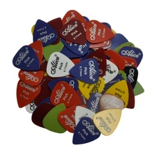 100Pcs Medium 0.71mm Alice ABS Smooth Guitar Picks Plectrums AP-P