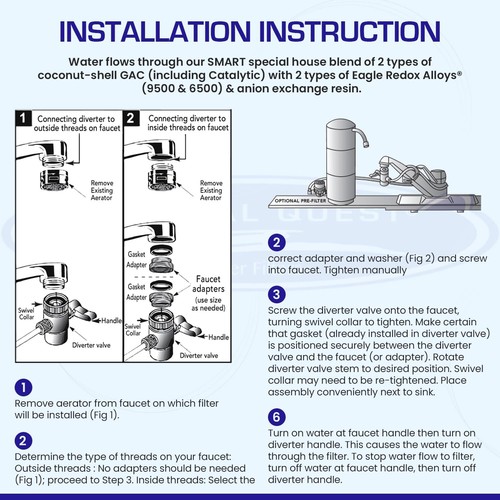 Crystal Quest Arsenic Removal | Smart Classic Countertop Water Filter System - Picture 4 of 14