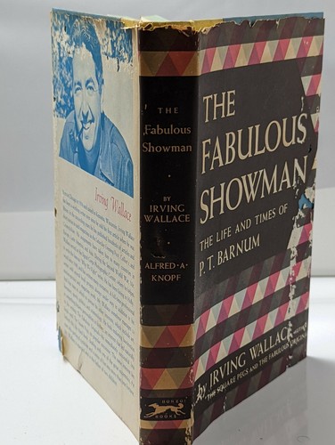 The Fabulous Showman By Irving Wallace 1959 1st Edition HC Book - 第 2/5 張圖片