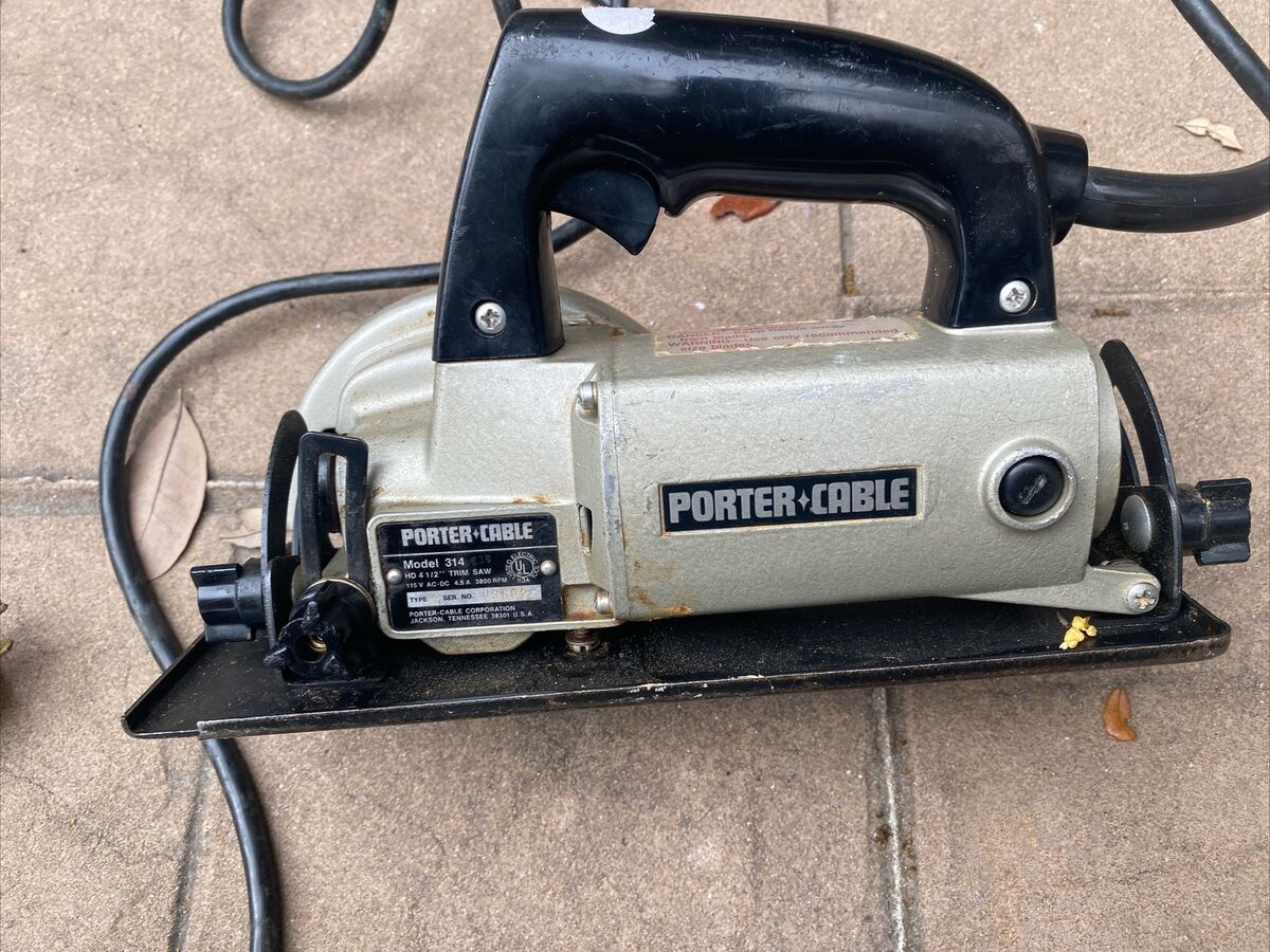 Porter Cable Model 314 HD 4-1/2 Porter Cable Model 314 HD 4-1/2