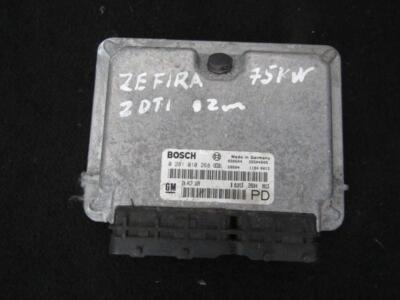 Opel Zafira 2002 ECU Engine Computer (Engine Control Unit) 0281010 #249191-44