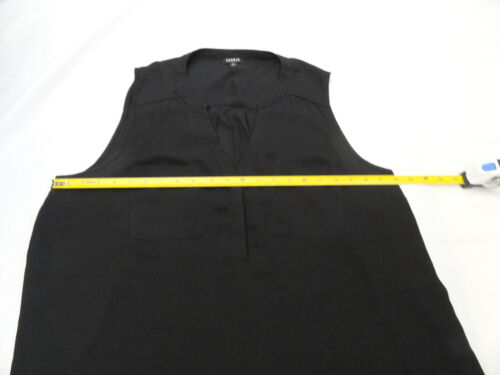 Torrid Blouse Sheer Sleeveless Black Blouse/Top/Tunic Length Sz 0 - Picture 2 of 11