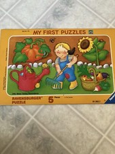 1988 Ravensburger My First Puzzles 176 West Germany Otto Maier Verlag Garden