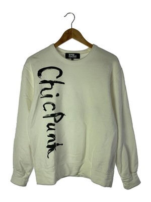 Lサイズ OH-T113 スウェット ブラックマーケット ギャルソン 白 闇市