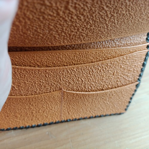 Vintage Soviet USSR leather beautifly patterned stylish WALLET. Great condition - Picture 20 of 23