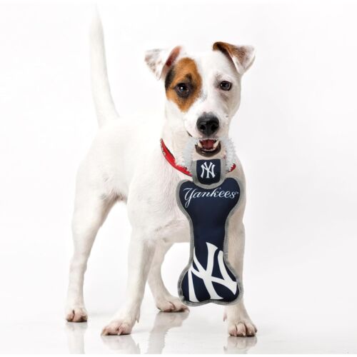 Primo giocattolo a forma di osso MLB con cigolio per cani e gatti - Foto 62 di 62
