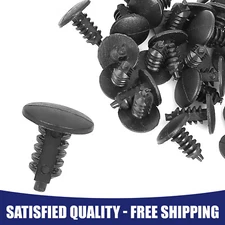 Car Plastic Rivets Retainer Bumper Fender Fastener Clips 4mm Hole Item of 30