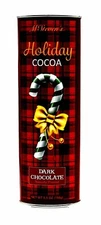 McSteven’s Holiday Cocoa - Dark Chocolate - One 5.5 oz Festive Tin - Holiday...