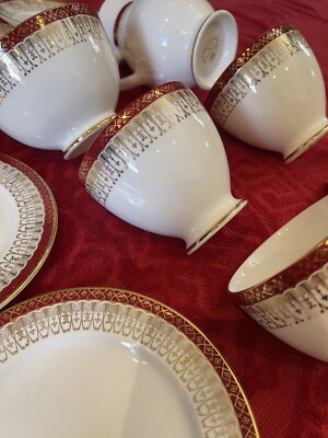 Majestic Royal Grafton Fine Bone China Tea cups and plates Made in