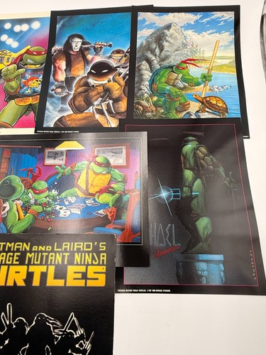 1989 TMNT Eastman & Laird Portfolio Prints Mirage Studios Set of 10 Posters - Bild 5 von 8