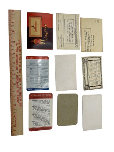 1950's ID Cards Personal Items Wallet Ephemera Lot Fort Wayne Indiana Military - Picture 12 of 12