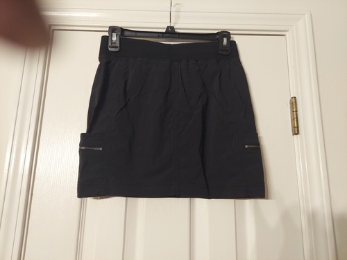 ATHLETIC DRAWSTRING SCORT WITH ZIP POCKETS BLACK SIZE 2 - Picture 2 of 2
