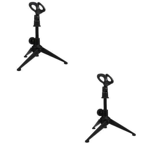  2 Pack Metallstativ Mikrofonständer Schreibtisch Mikrofonständerhalterung
