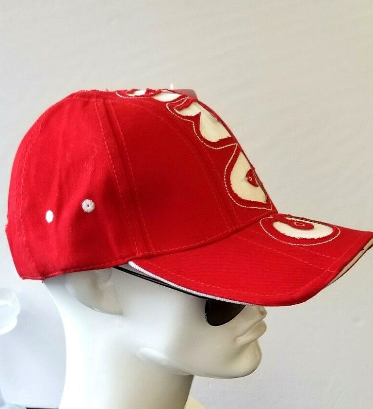 Canada Five Panel Red Rouge Adjustable Baseball C… - image 3